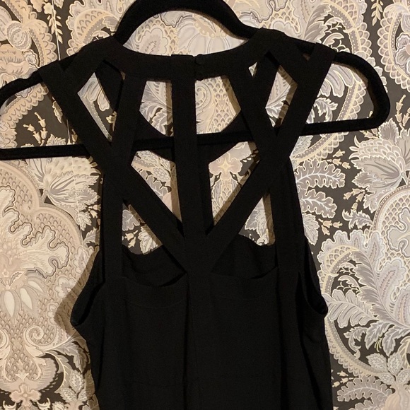 Black BCBG Strappy Dress - Picture 4 of 6